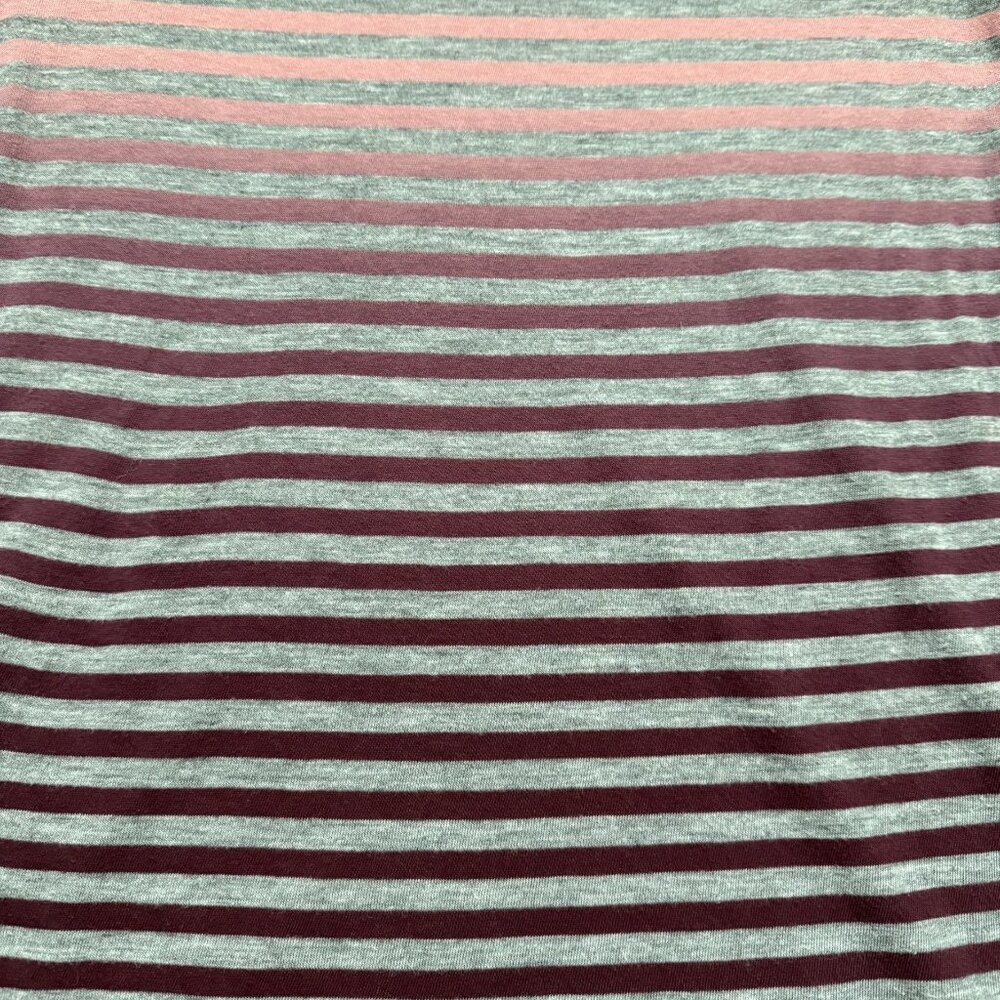 Juicy Couture Gray and Mauve Striped T-shirt size Small Women - Picture 5 of 6